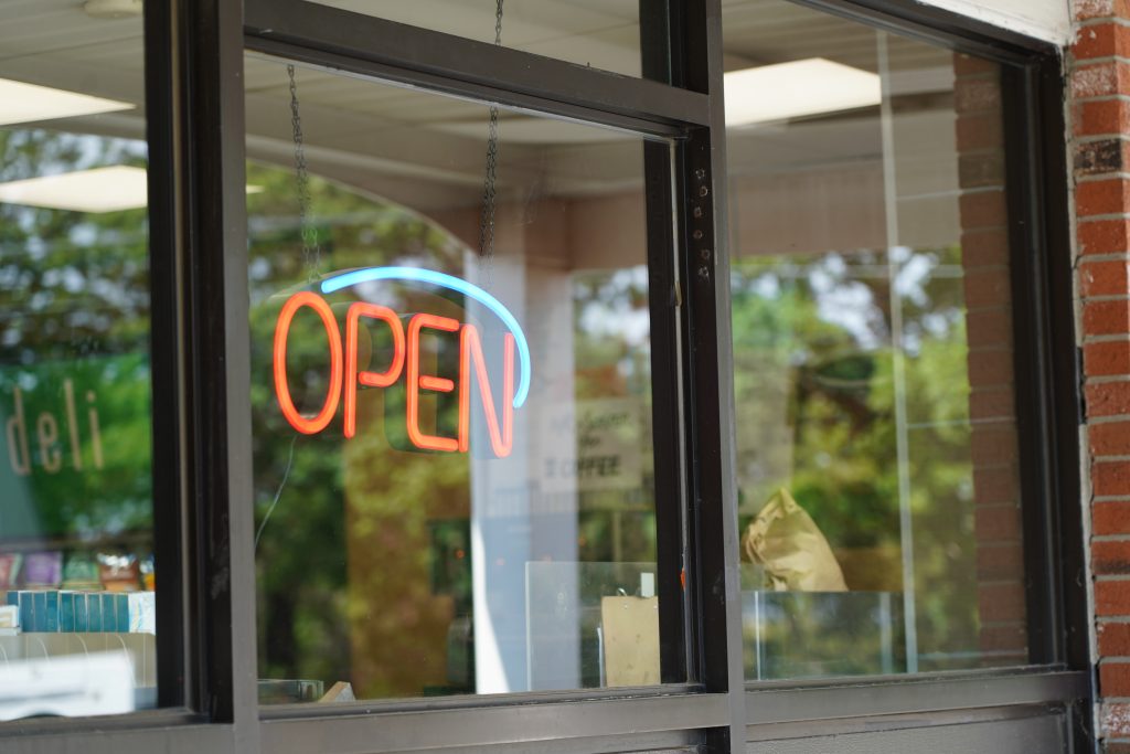 business open sign